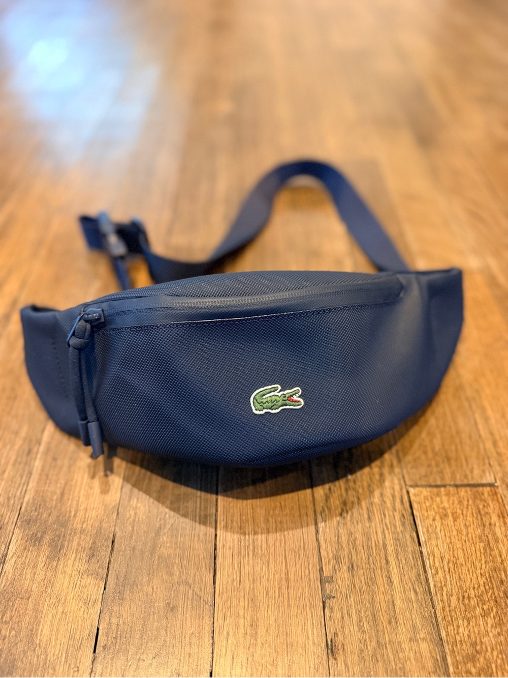 Lacoste Navy Men’s Crossbody Zippered Belt Bag